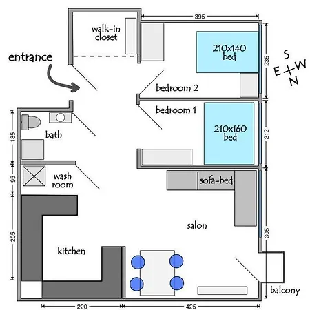 Apartment 3bed Modern Near Beautiful Park *